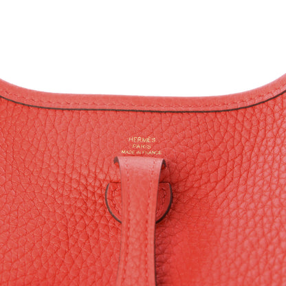Hermes Taurillon Clemence Evelyne TPM Rouge Tomate 7 of 9