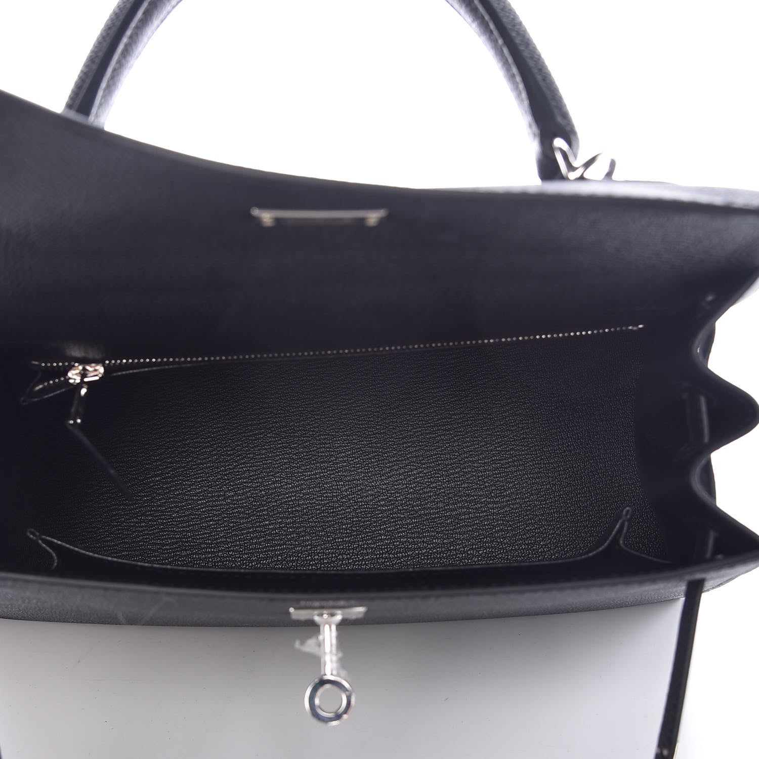 Hermes Epsom Kelly Sellier 25 Black 7 of 38