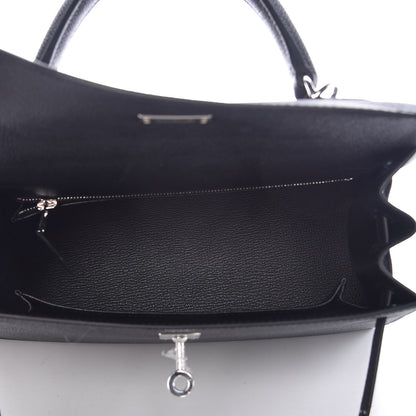 Hermes Epsom Kelly Sellier 25 Black 7 of 38