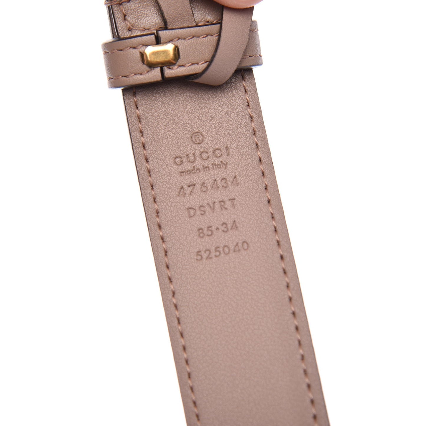 Calfskin Matelasse GG Marmont Belt Bag 85 34 Porcelain Rose