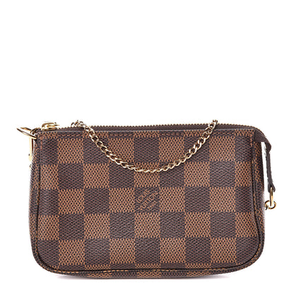 Louis Vuitton Damier Ebene Mini Pochette Accessories 1 of 10