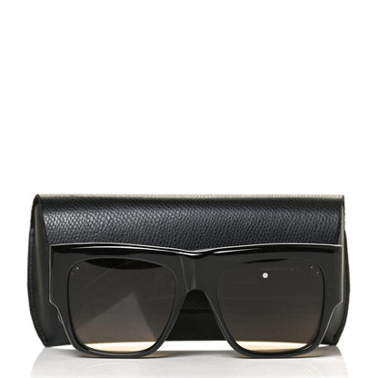 Celine Acetate Rectangular Sunglasses CL4056IN Black 8 of 8