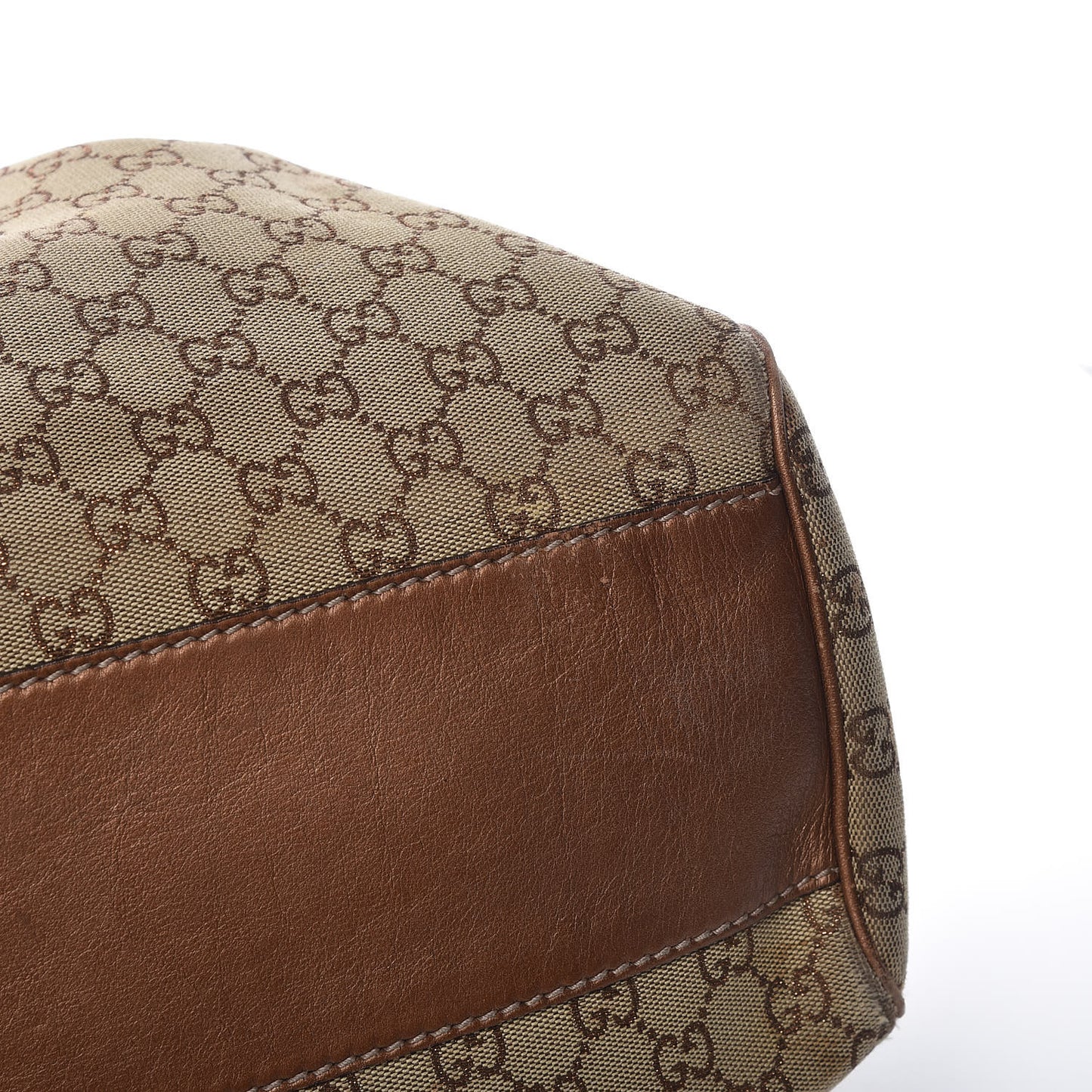 Metallic Monogram Large Sukey Tote Bronze