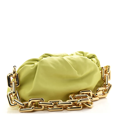 Bottega Veneta Calfskin The Pouch Chain Seagrass 3 of 10