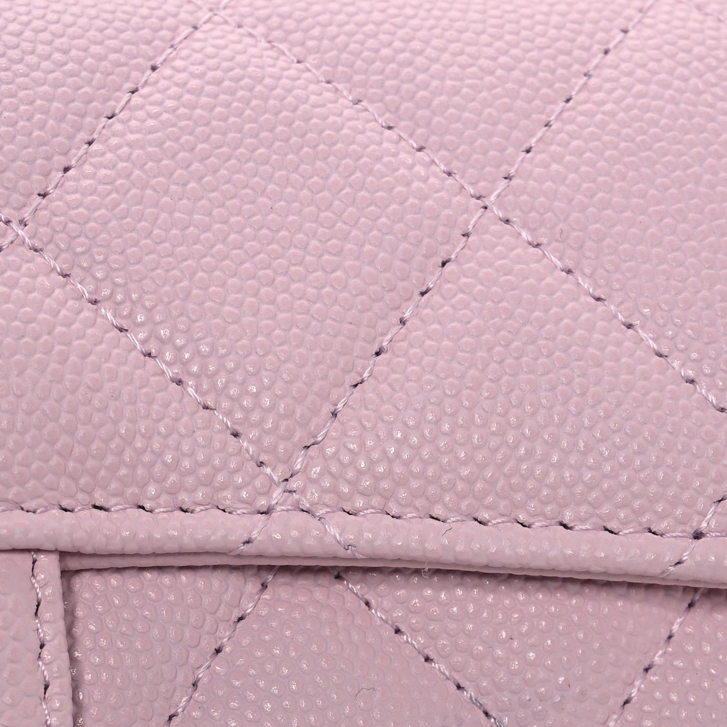 Chanel Caviar Quilted Medium Flap Wallet Light Pink 12 of 15