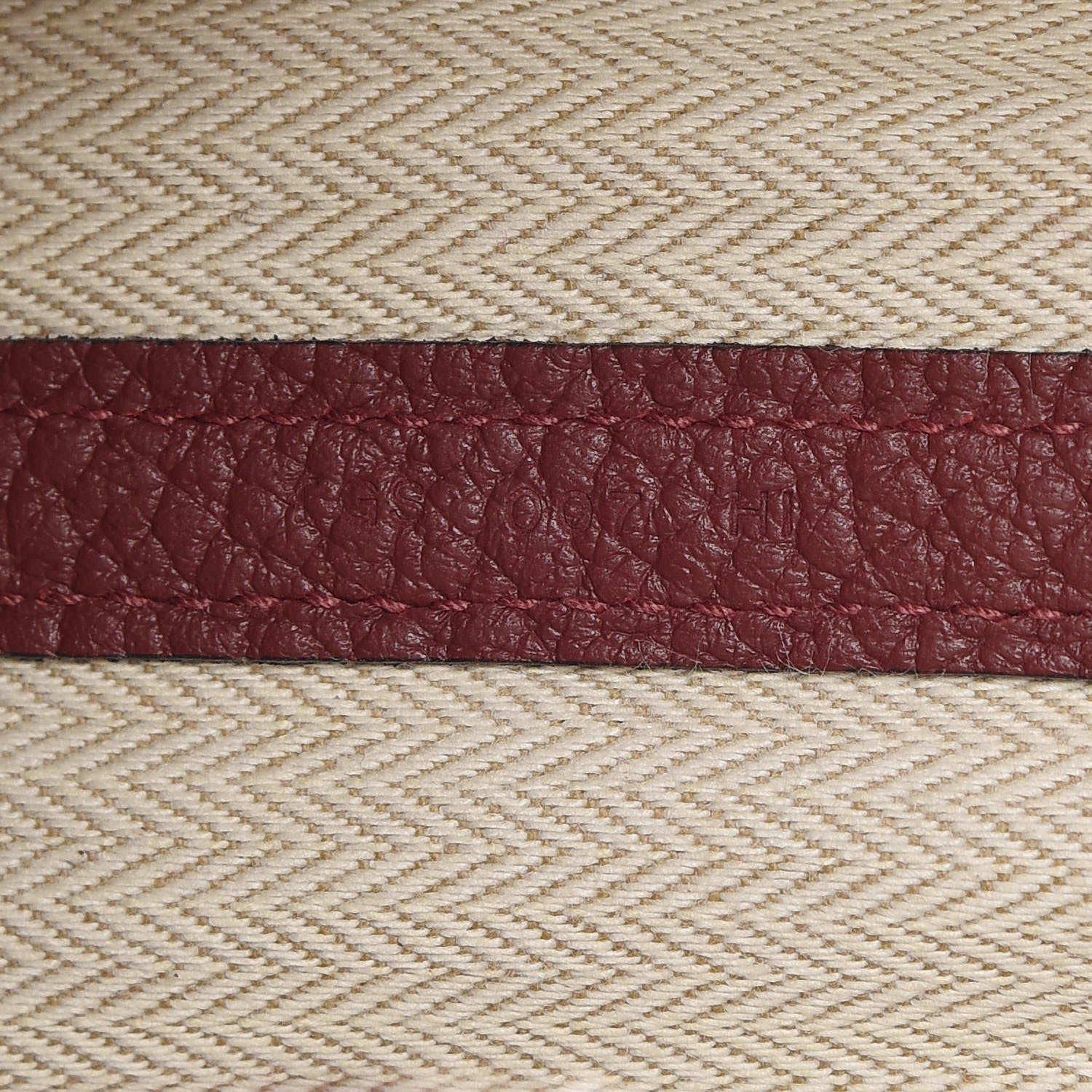 Hermes Vache Country Garden Party 30 TPM Rouge H 7 of 8