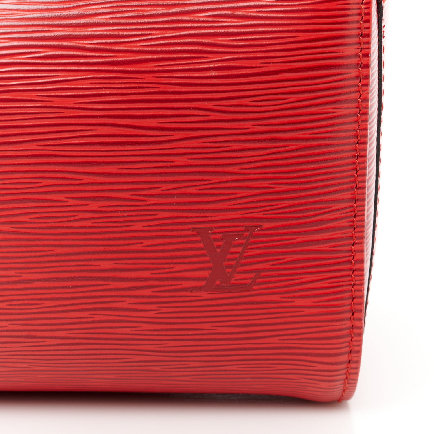 Louis Vuitton Epi Speedy 30 Castillan Red 9 of 13