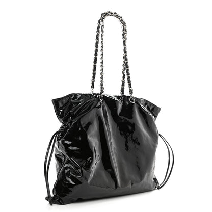 Chanel Patent Bonbons Shopper Tote Black 3 of 9