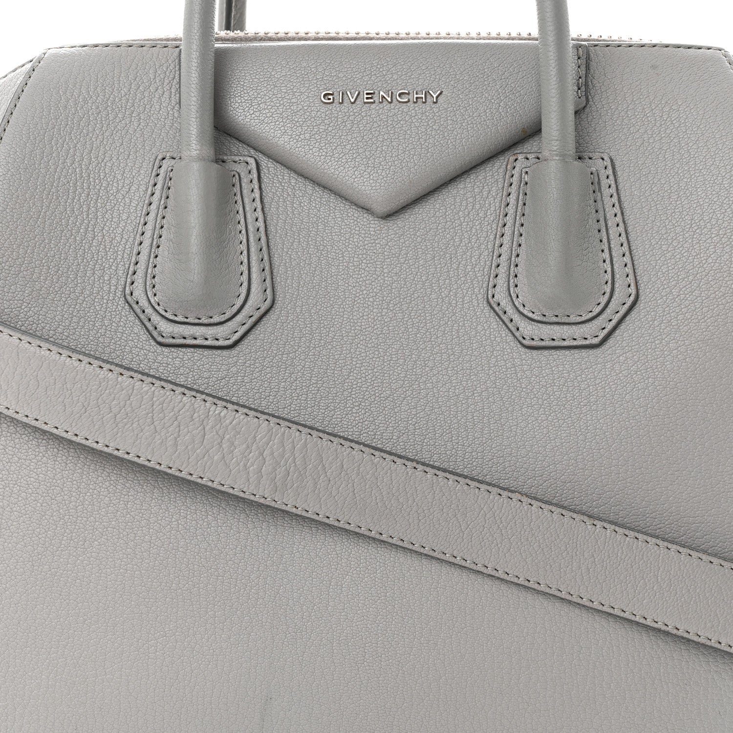 Givenchy Sugar Goatskin Medium Antigona Pearl Grey 8 of 14