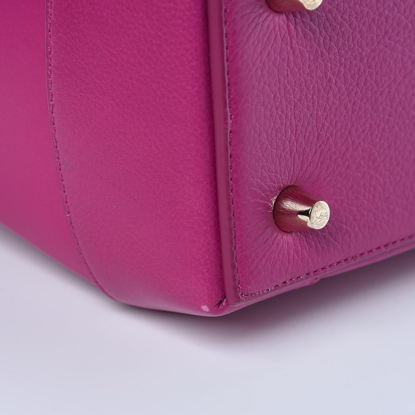 Calfskin Small Eloise Tote Fuchsia