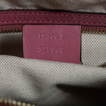Gucci Imprime Monogram Medium Joy Boston Vintage Rose 7 of 9