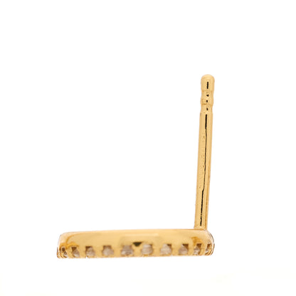 Fendi Metal Crystal F is Fendi Earrings Gold 3 of 5