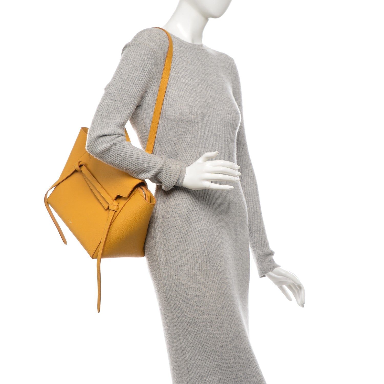 Celine Grained Calfskin Mini Belt Bag Imperial 2 of 8