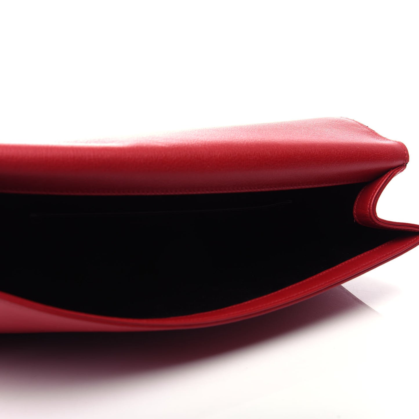 Calfskin Monogram Large Belle De Jour Clutch Red