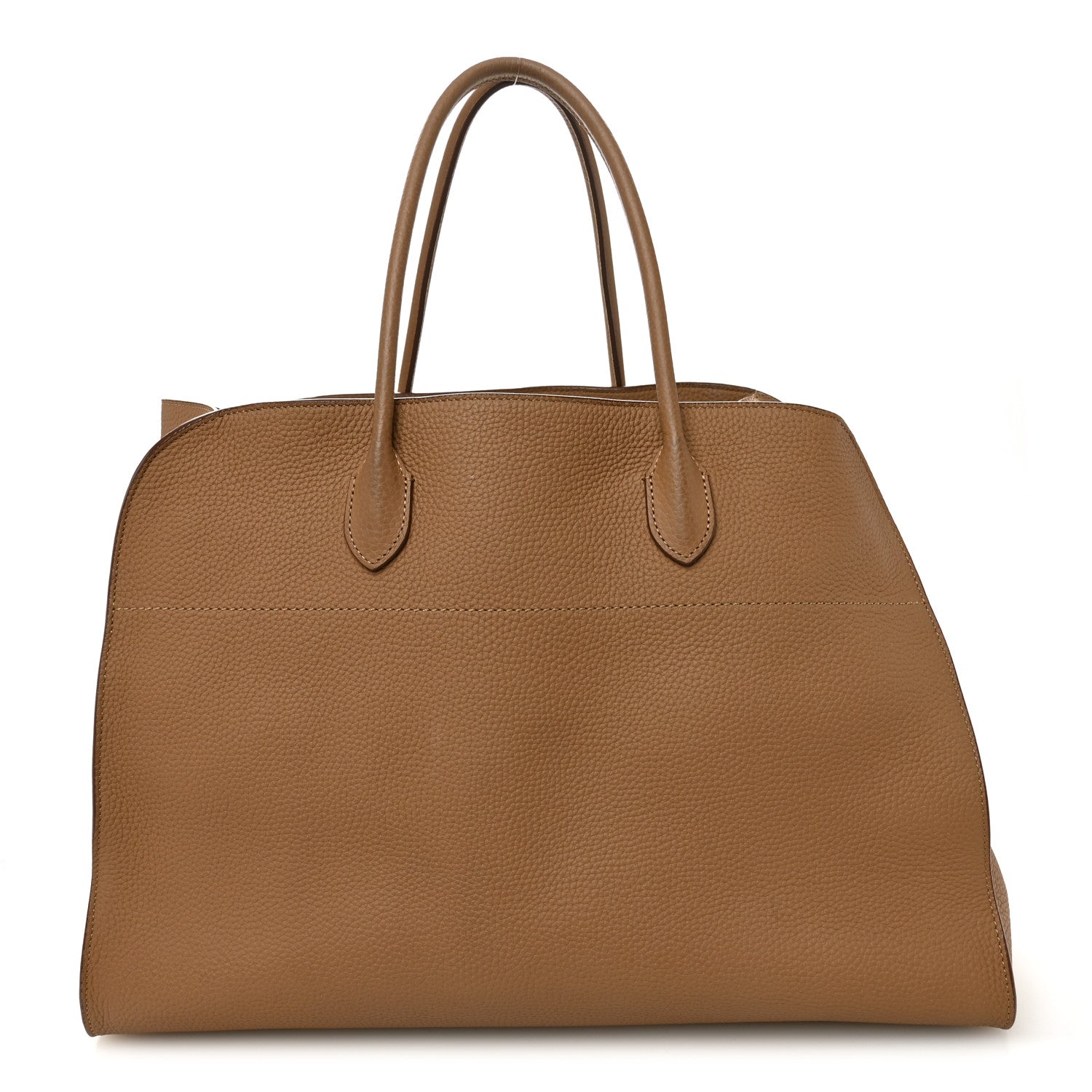 The Row Matte Grained Calfskin Soft Margaux 17 Dark Taupe 1 of 10