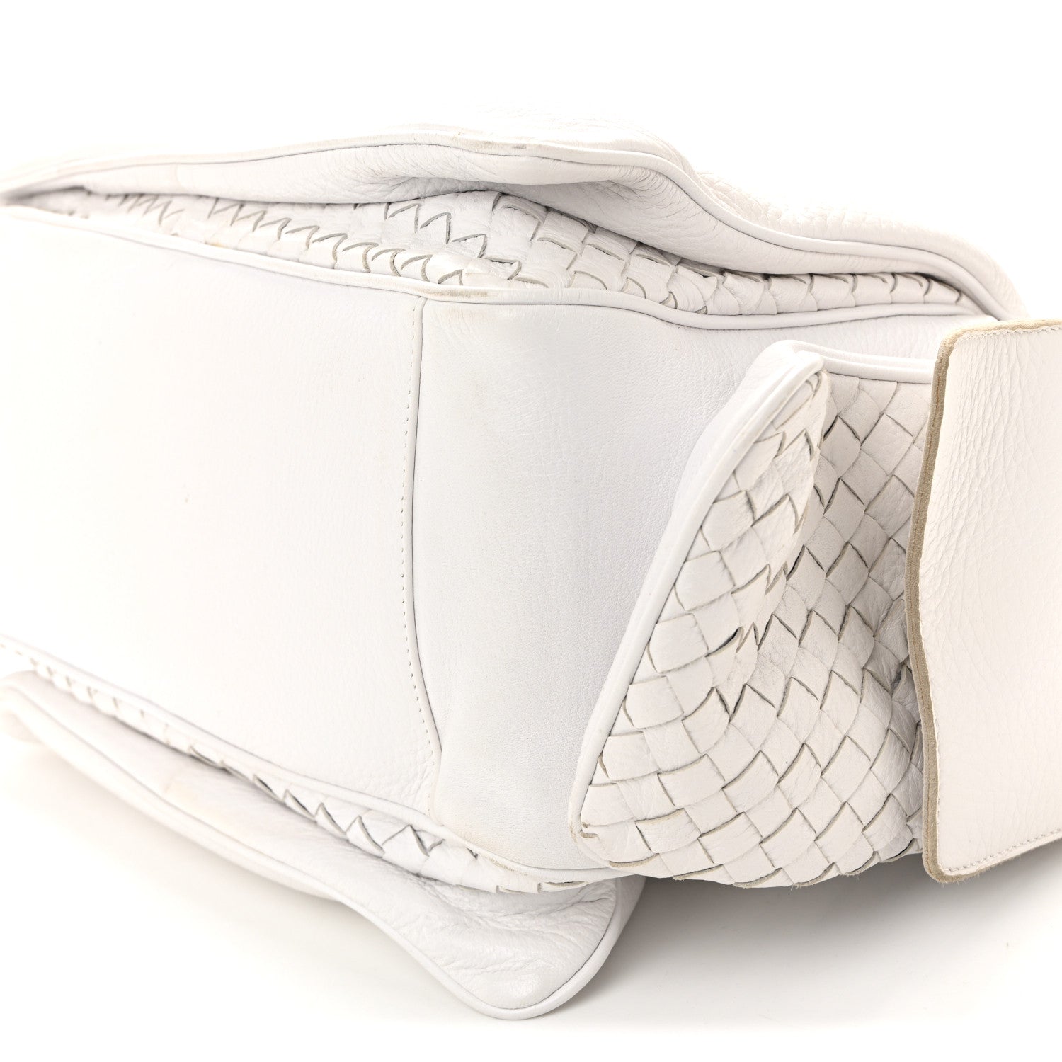 Bottega Veneta Cervo Cocker Hobo Bianco White 9 of 11