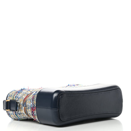 Chanel Tweed Calfskin Medium Gabrielle Hobo Blue 4 of 11