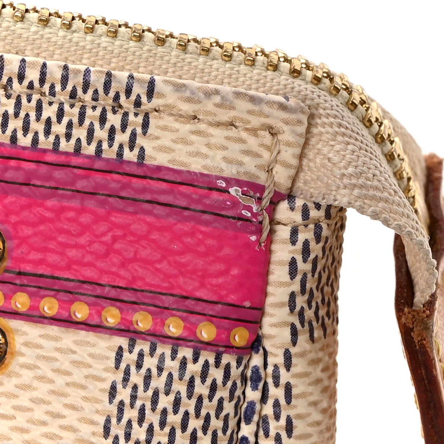 Louis Vuitton Damier Azur Summer Trunks Newport Beach Mini Pochette Accessories 10 of 11