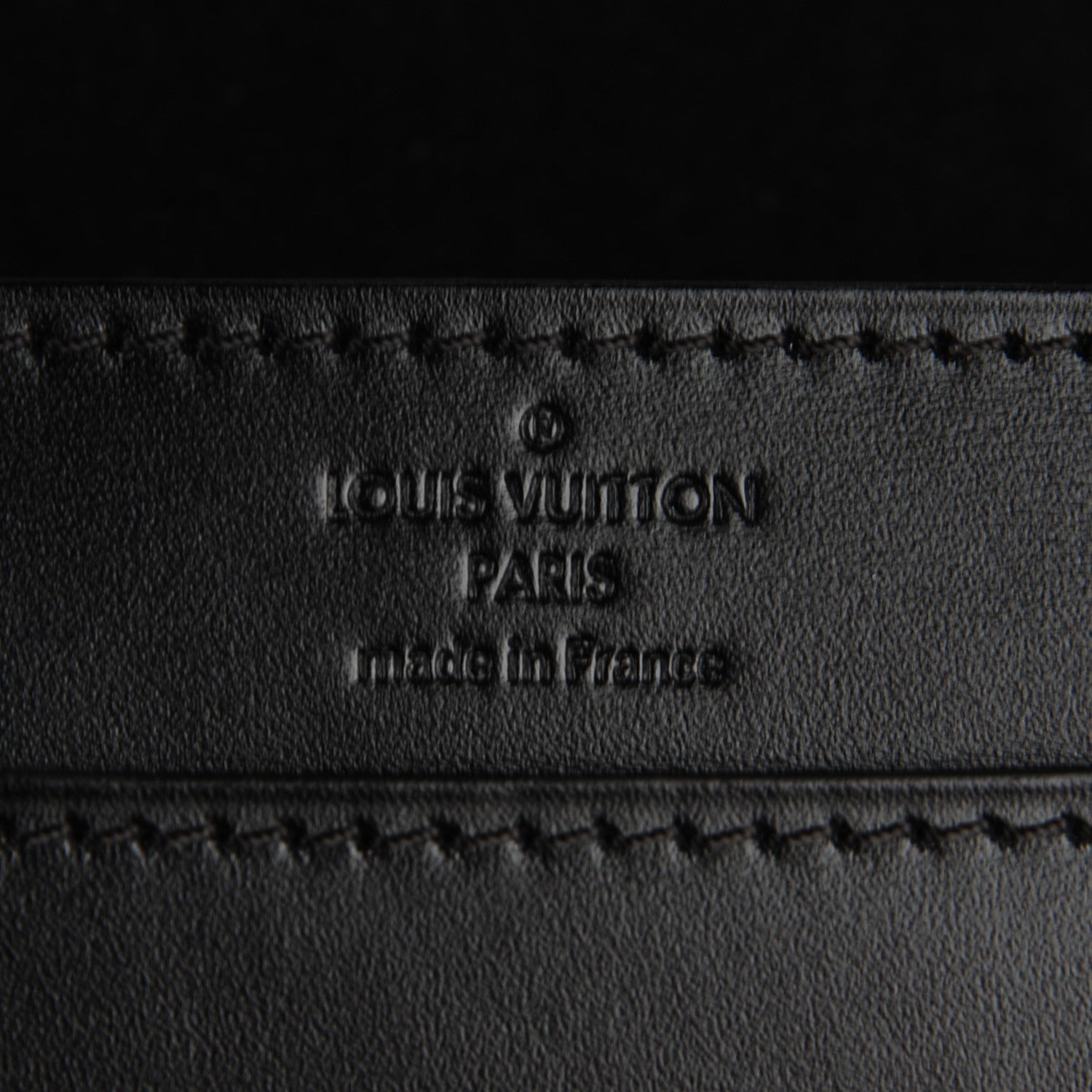 Louis Vuitton Calfskin Chain Louise GM Black 5 of 6
