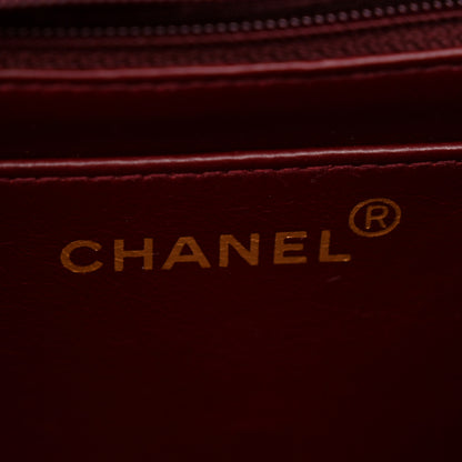 Chanel Lambskin Quilted Small Single Flap Navy 7 of 11