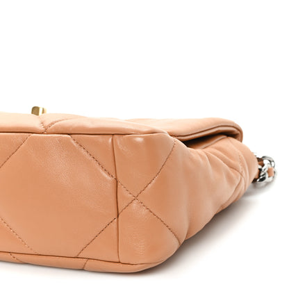Chanel Lambskin Quilted Medium Chanel 19 Flap Brown 9 of 9