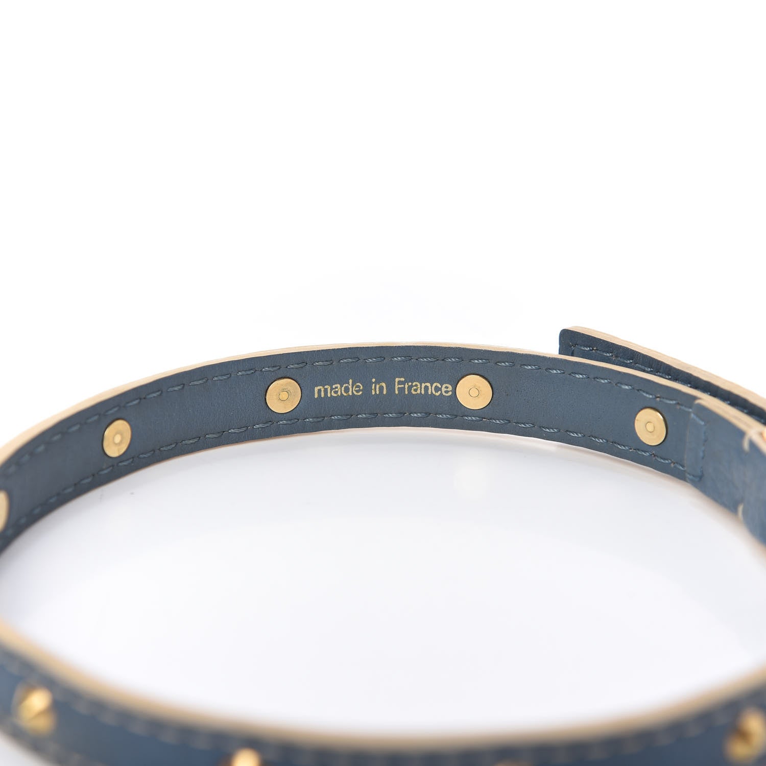 Louis Vuitton Suhali Double Tour Bracelet Blue 5 of 7