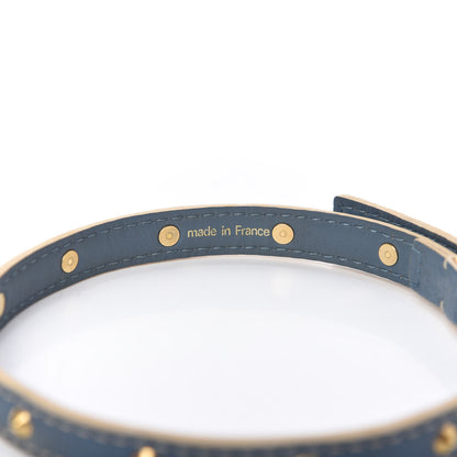 Louis Vuitton Suhali Double Tour Bracelet Blue 5 of 7