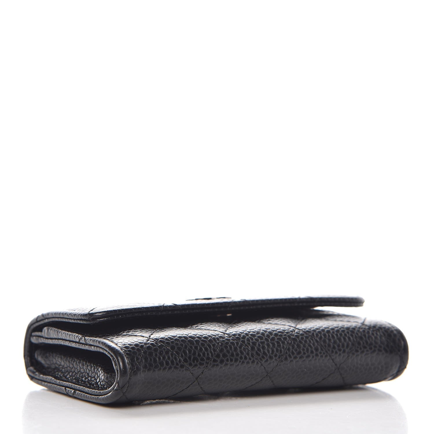 Chanel Caviar Quilted Flap Card Holder Black 4 of 9