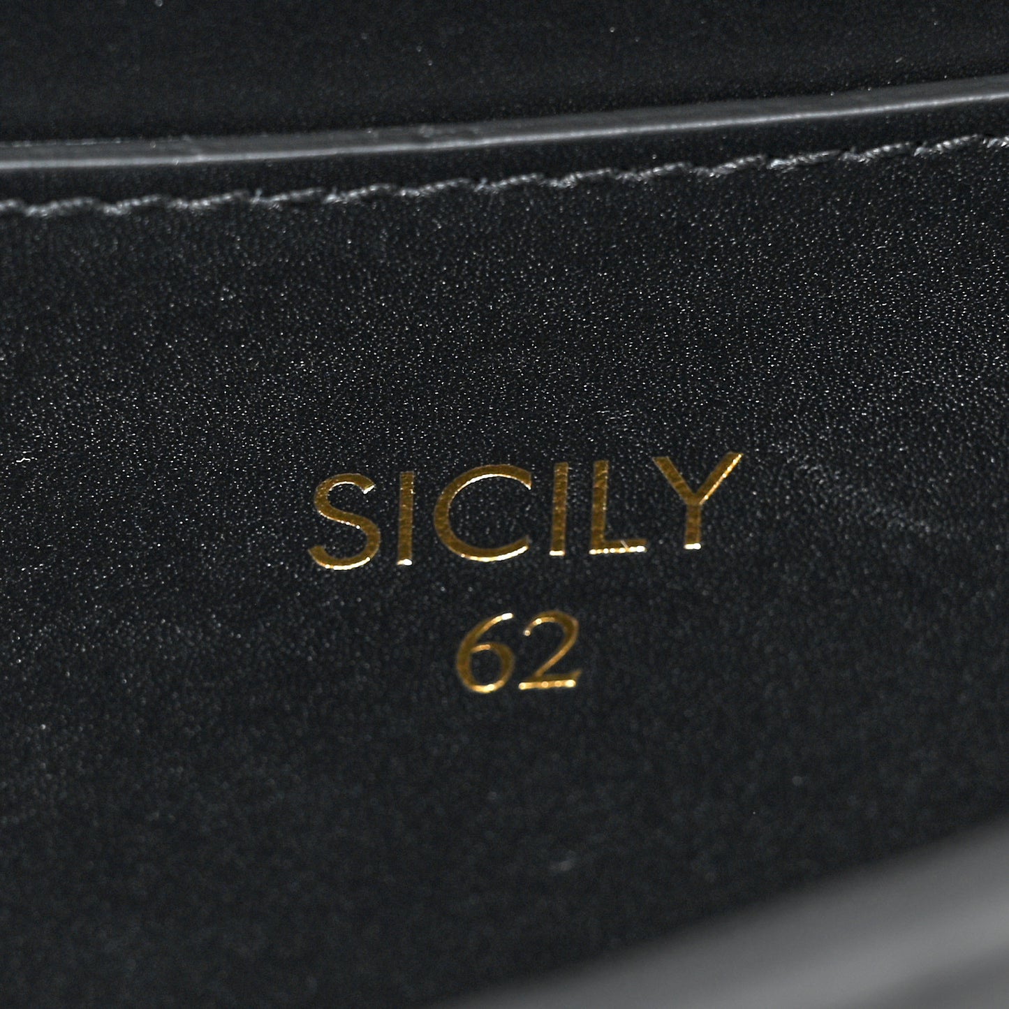 Calfskin Miss Sicily Satchel Black