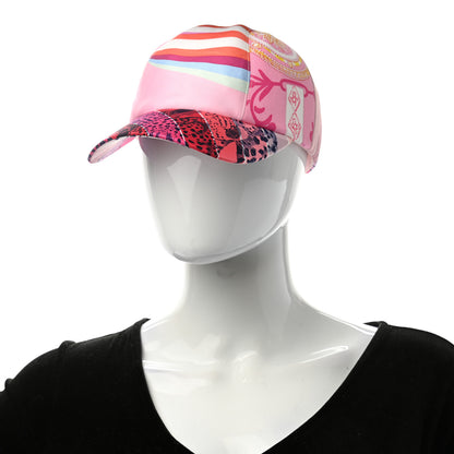 Hermes Silk Davis Patchwork Cap 58 2 of 7