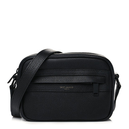 Saint Laurent Grained Calfskin Small Camp Camera Bag Black 1 of 5
