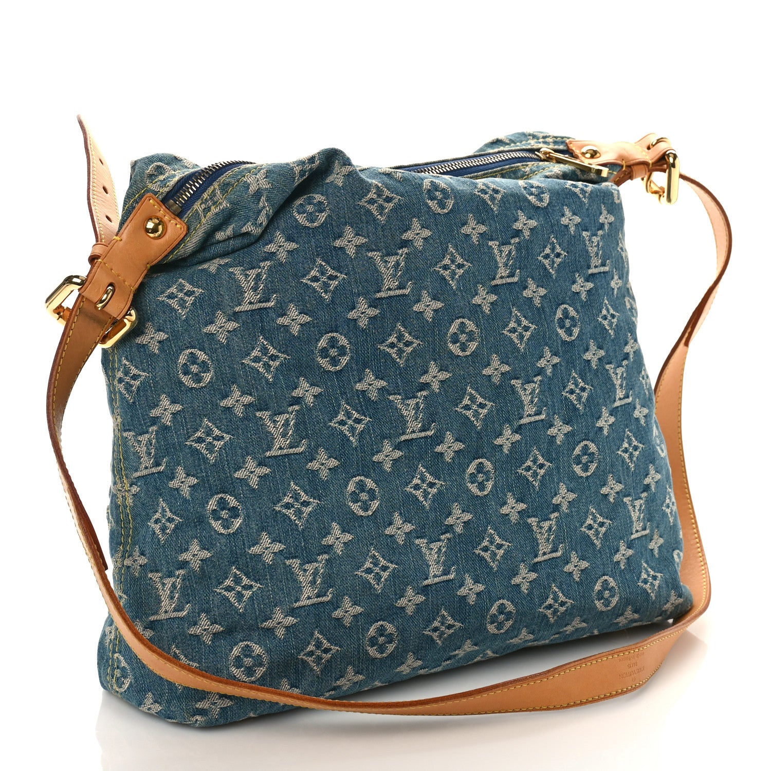 Louis Vuitton Denim Baggy GM Blue 3 of 9