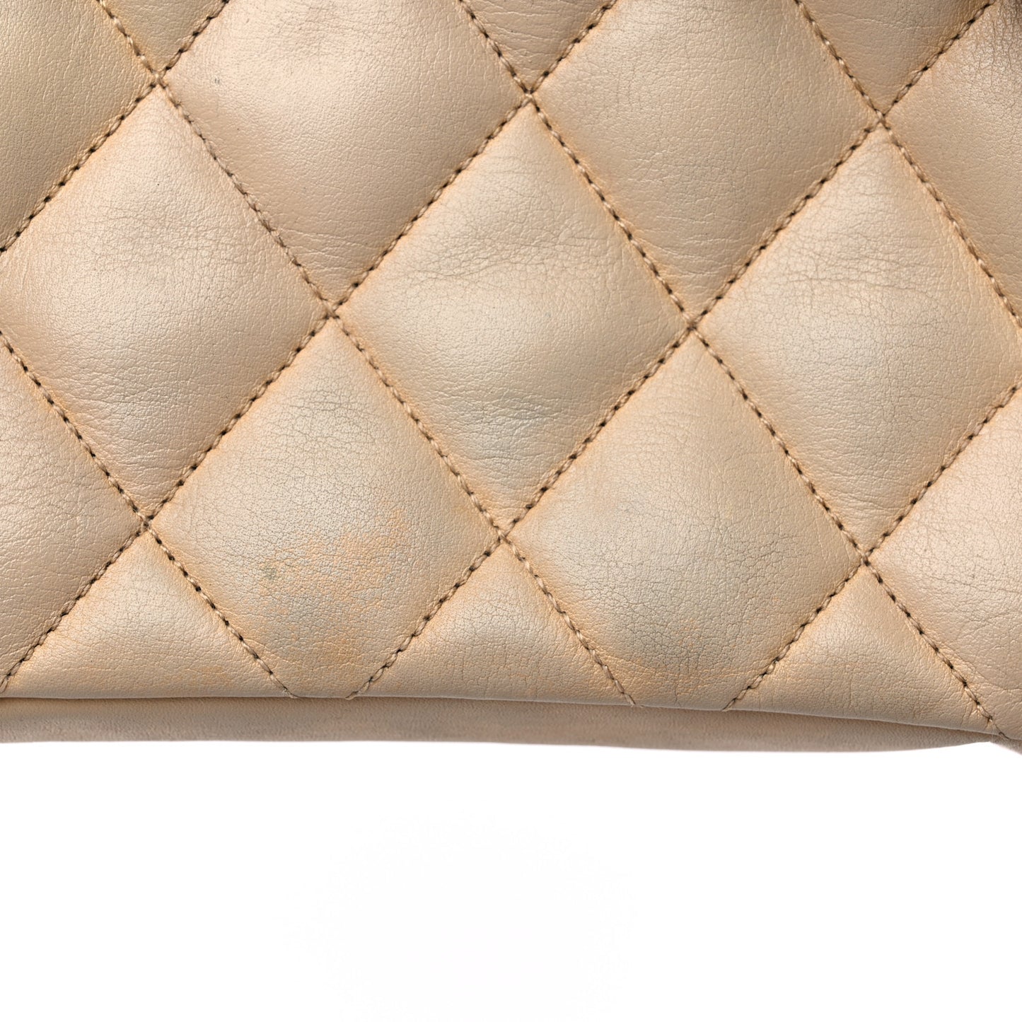 Lambskin Quilted Flap Waist Belt Bag 75 30 Beige