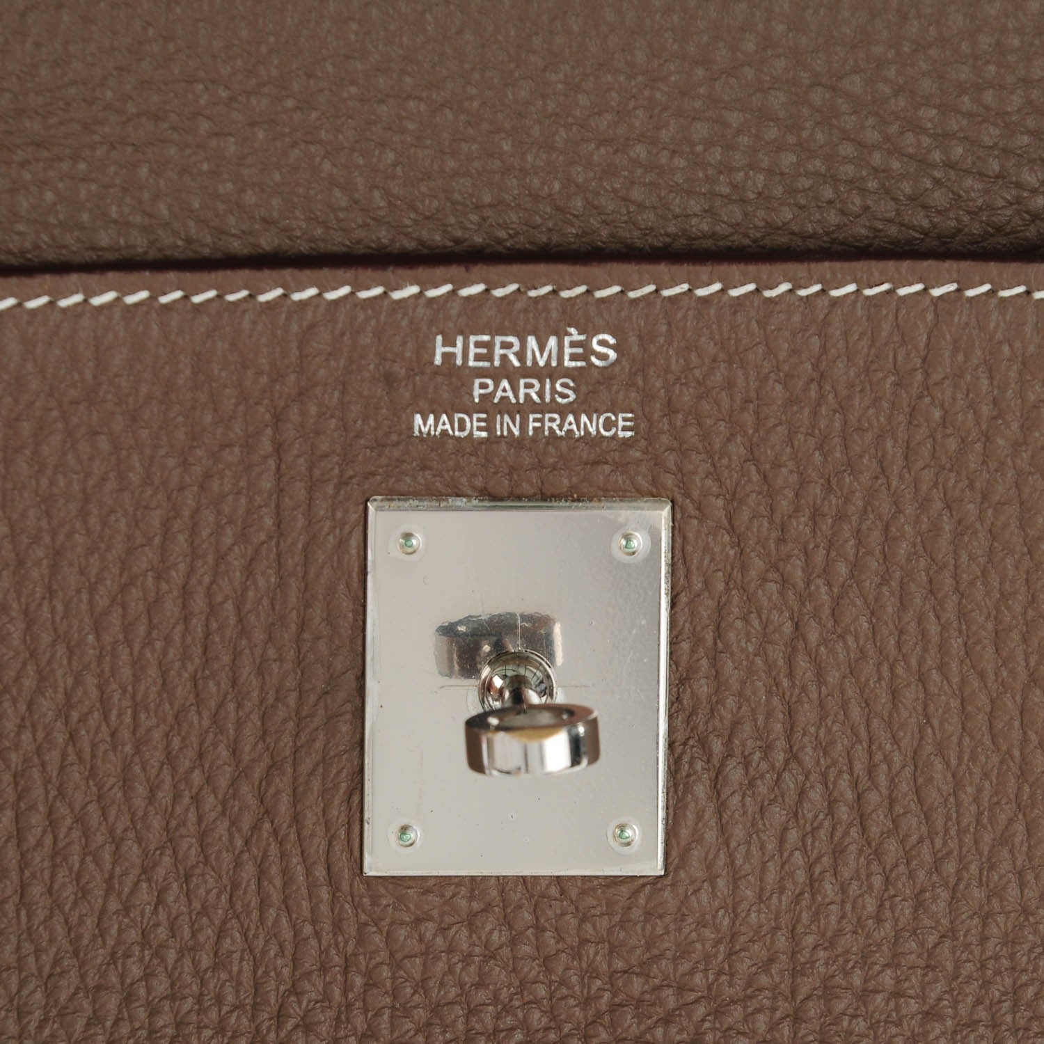 Hermes Taurillon Clemence Kelly Retourne 35 Etoupe 10 of 21