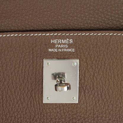 Hermes Taurillon Clemence Kelly Retourne 35 Etoupe 10 of 21
