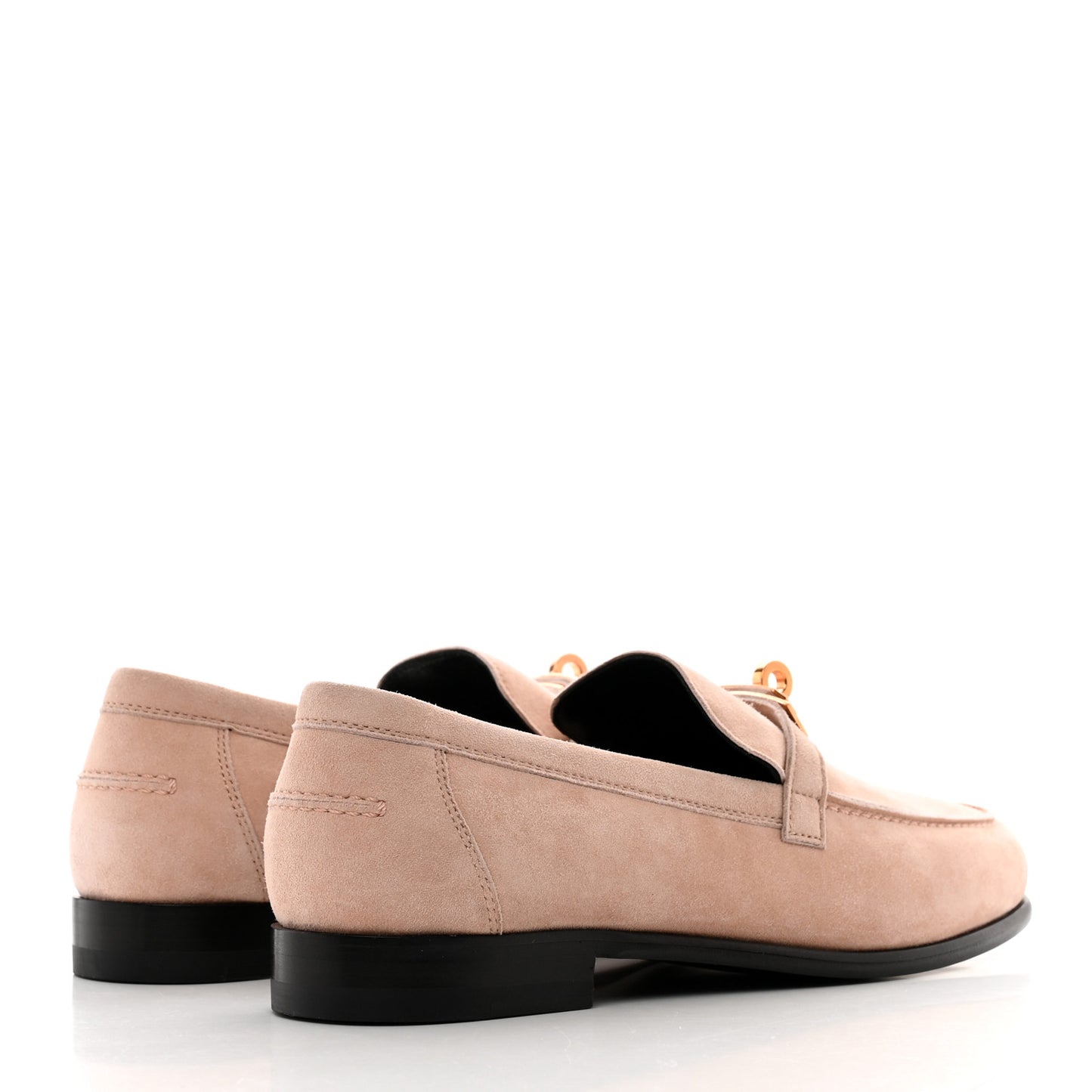 Suede Goatskin Womens Destin Loafer 37.5 Rose Opaline