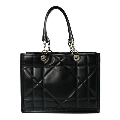 Christian Dior Calfskin Archicannage Medium Essential Tote Black 1 of 11