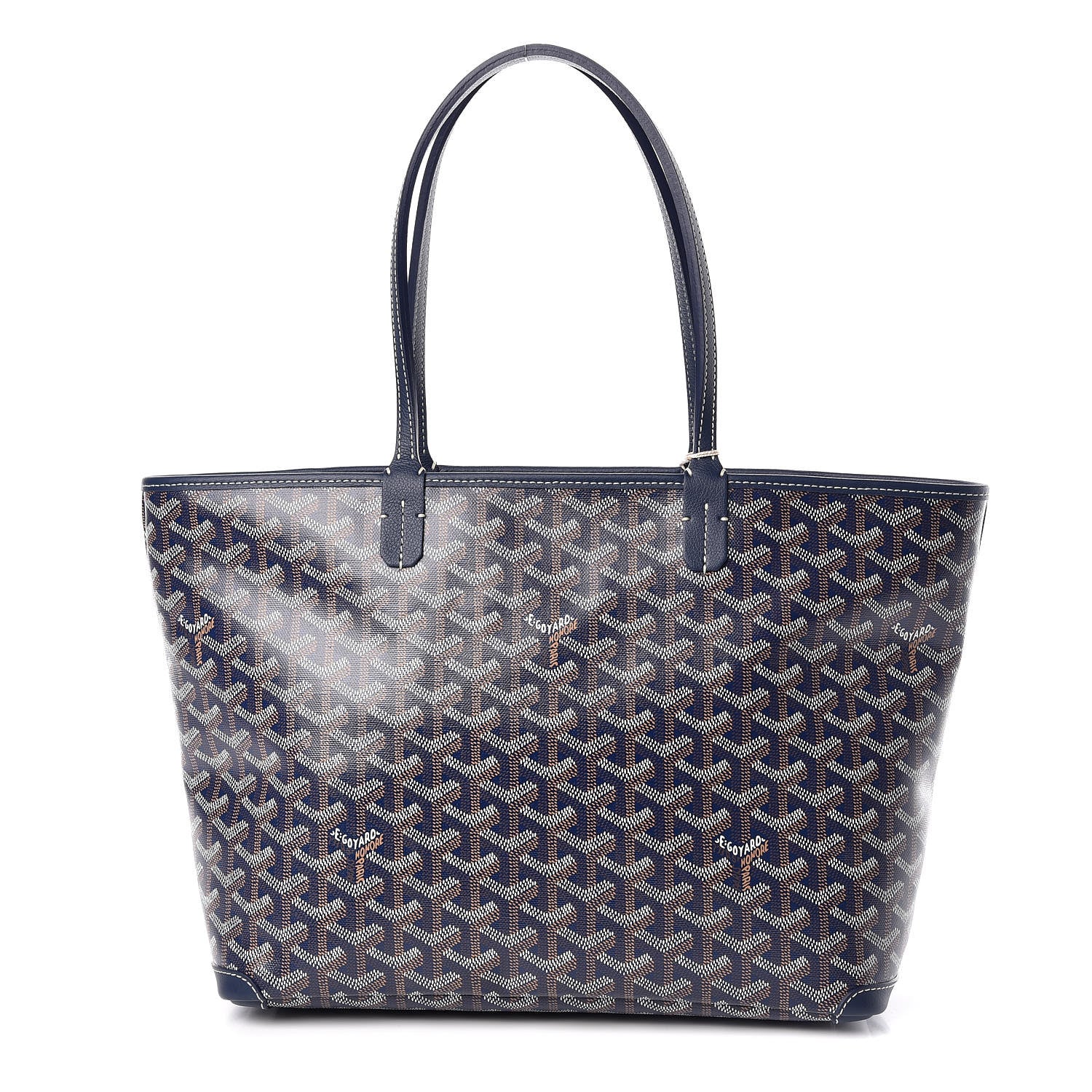 Goyard Goyardine Artois PM Navy 1 of 9