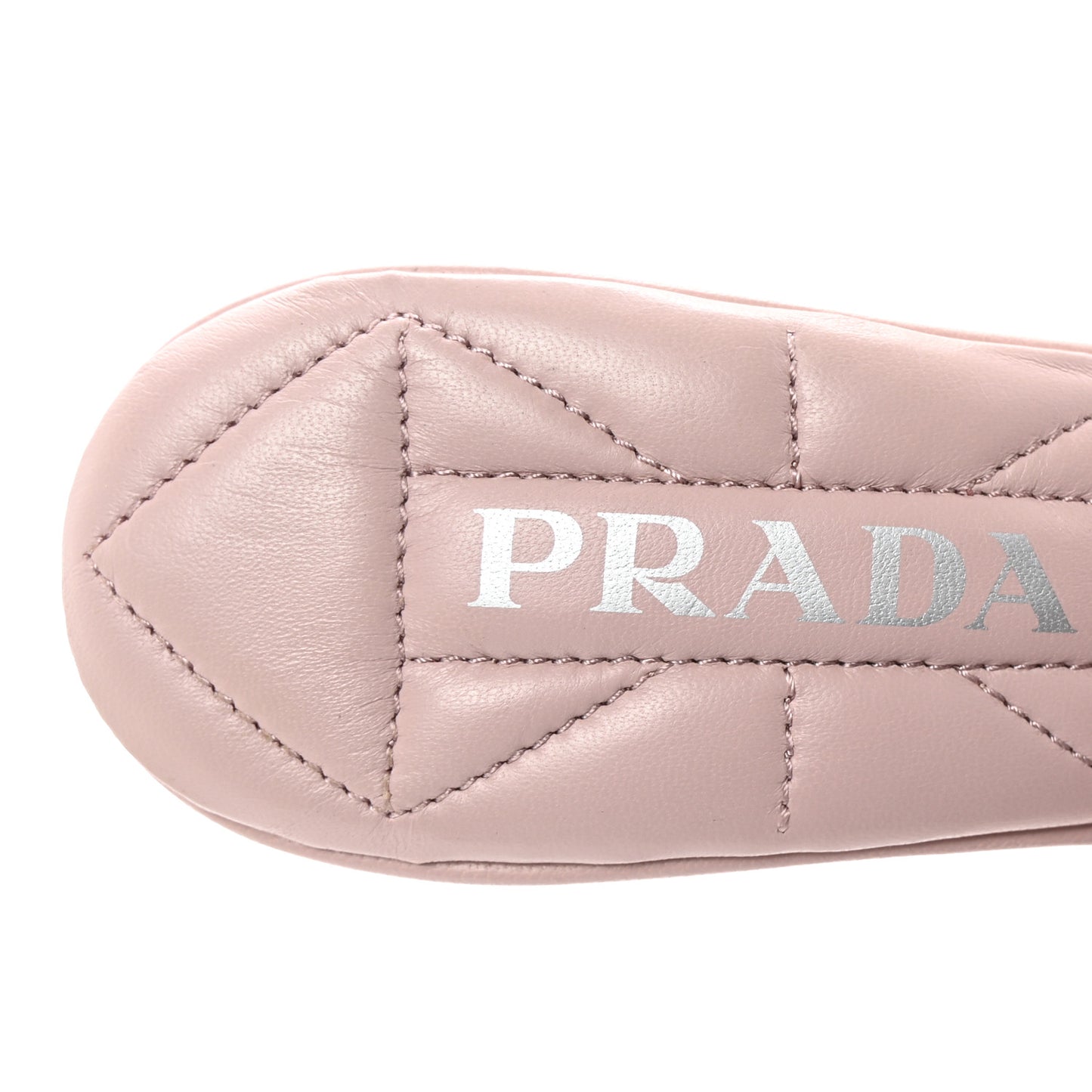Fabric Logo Embroidered 65mm Block Heel Slide Sandals 38 Alabastro Talco