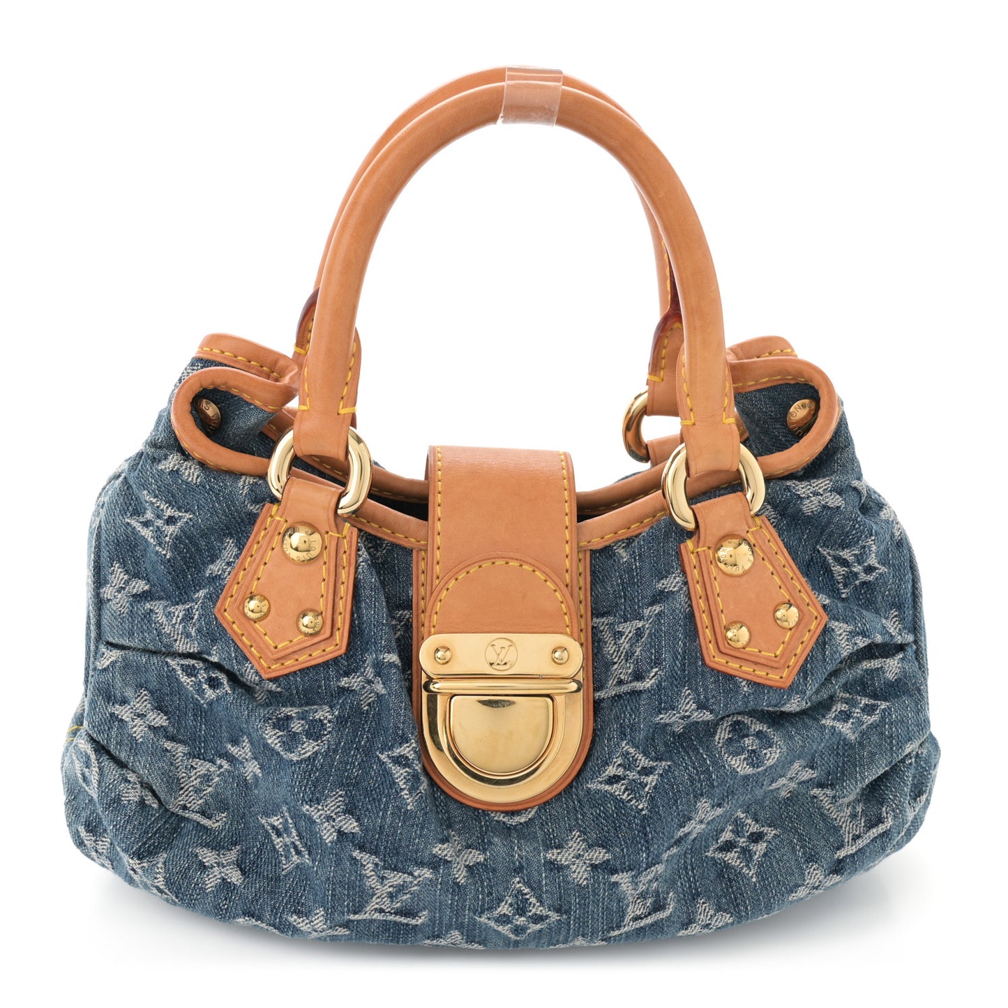Monogram Denim Pleaty Blue