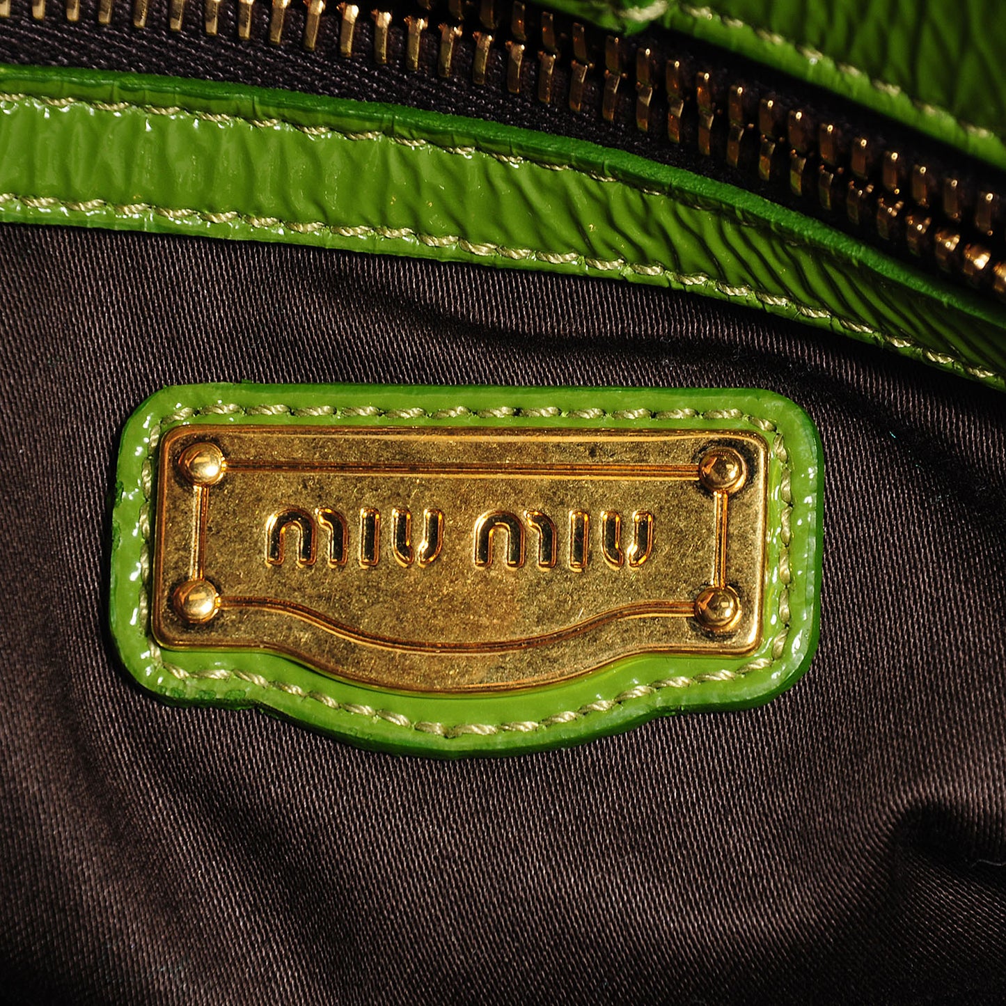 Vernice Shopping Tote Green