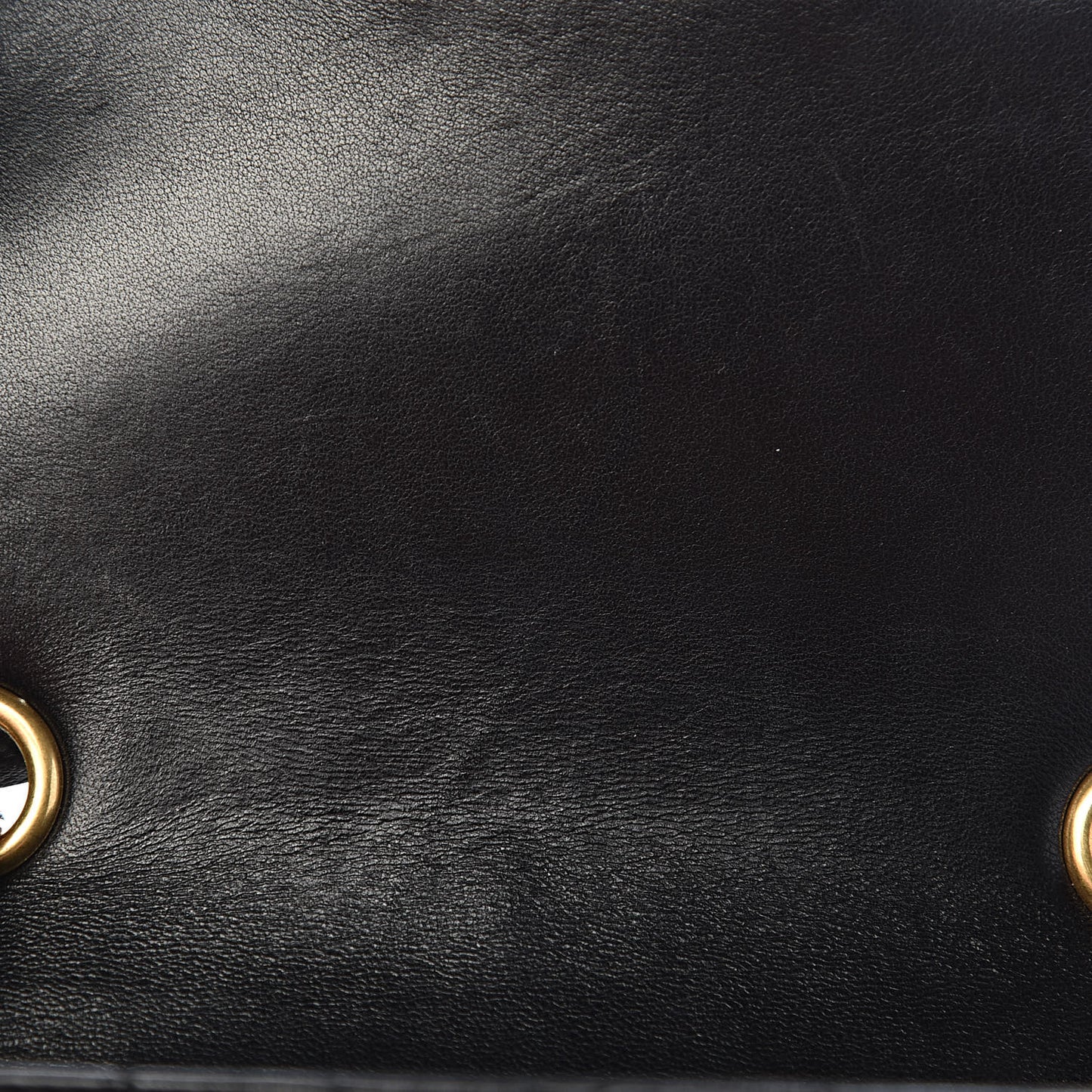 Lambskin Chevron Quilted Mini Square Flap Black