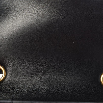 Chanel Lambskin Chevron Quilted Mini Square Flap Black 8 of 13