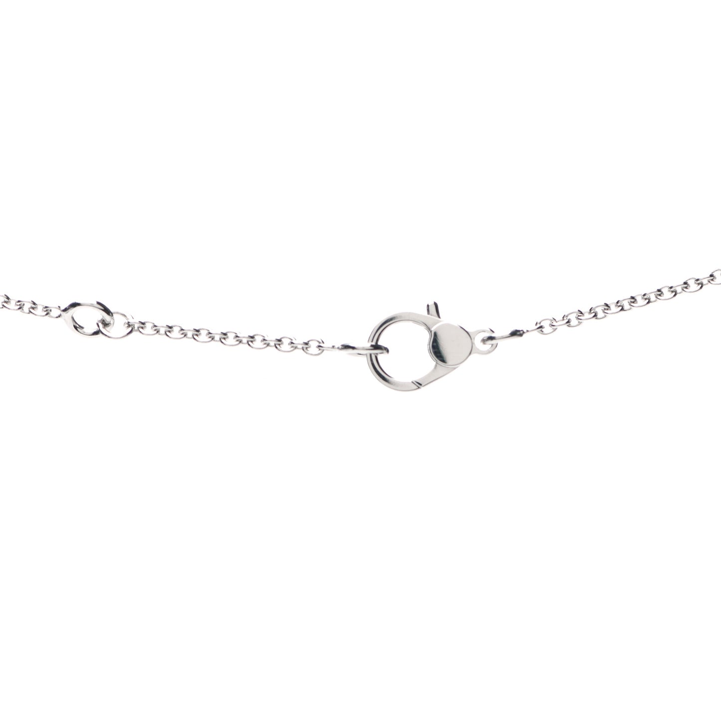 18K White Gold Diamond Finesse Pendant Necklace