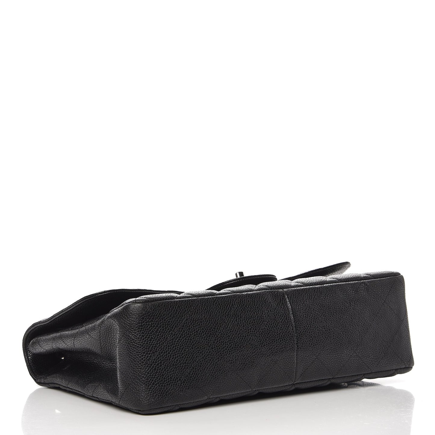 Caviar Quilted Jumbo Single Flap Black
