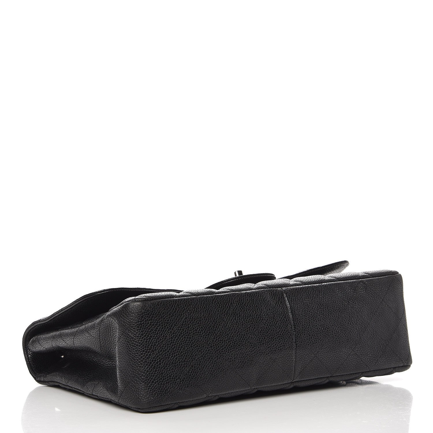 Chanel Caviar Quilted Jumbo Single Flap Black 5 of 8