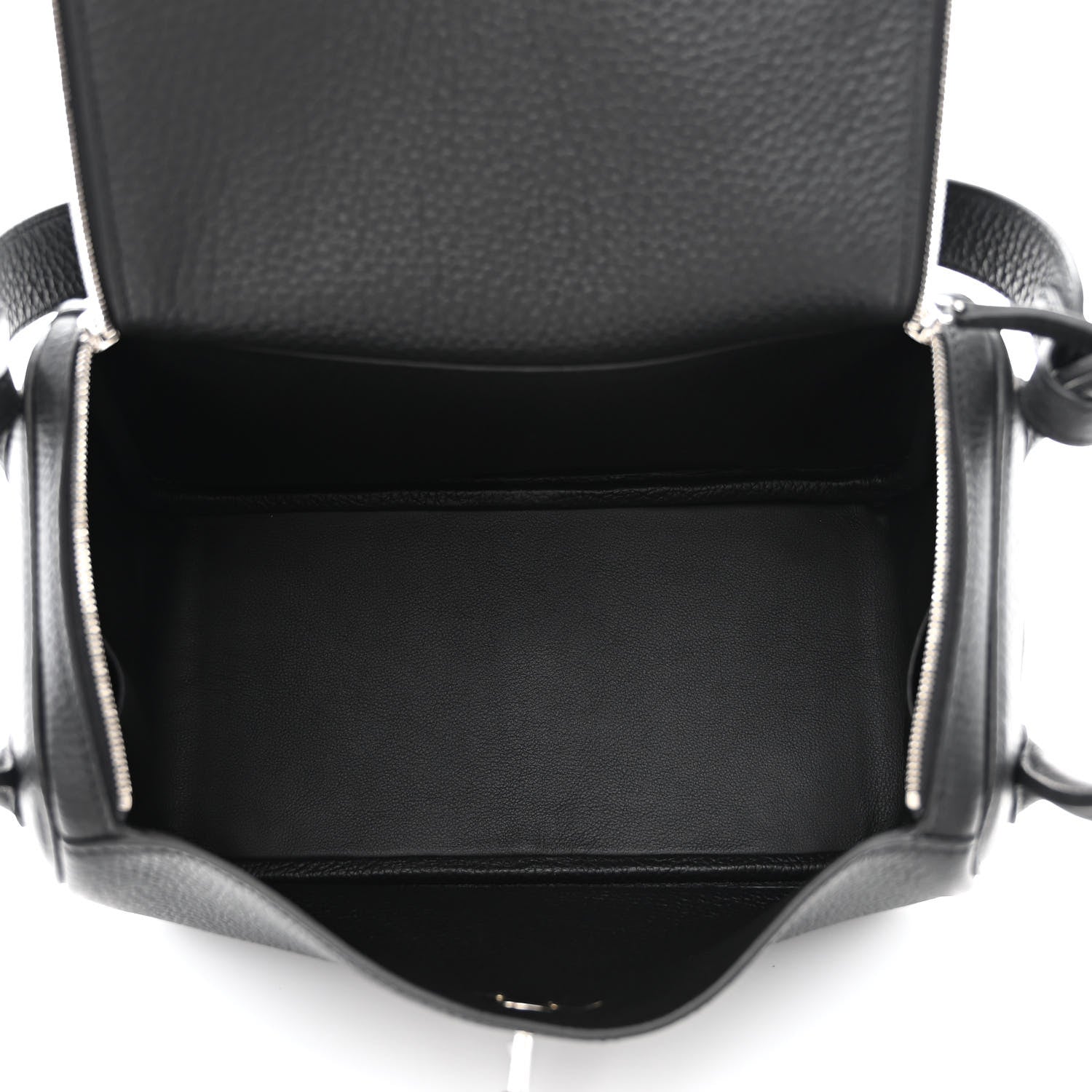 Hermes Taurillon Clemence Lindy 26 Black 5 of 11