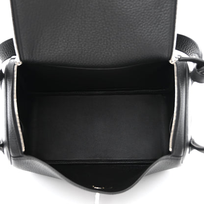 Hermes Taurillon Clemence Lindy 26 Black 5 of 11