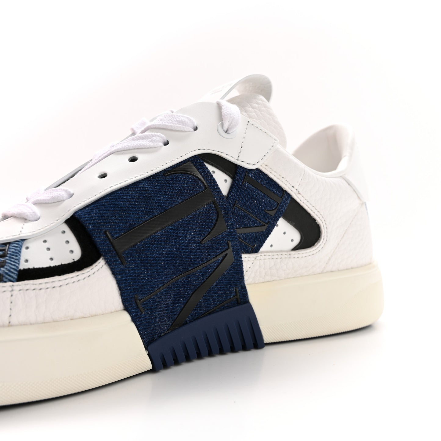 Calfskin VL7N Sneakers 40 Denim Blue
