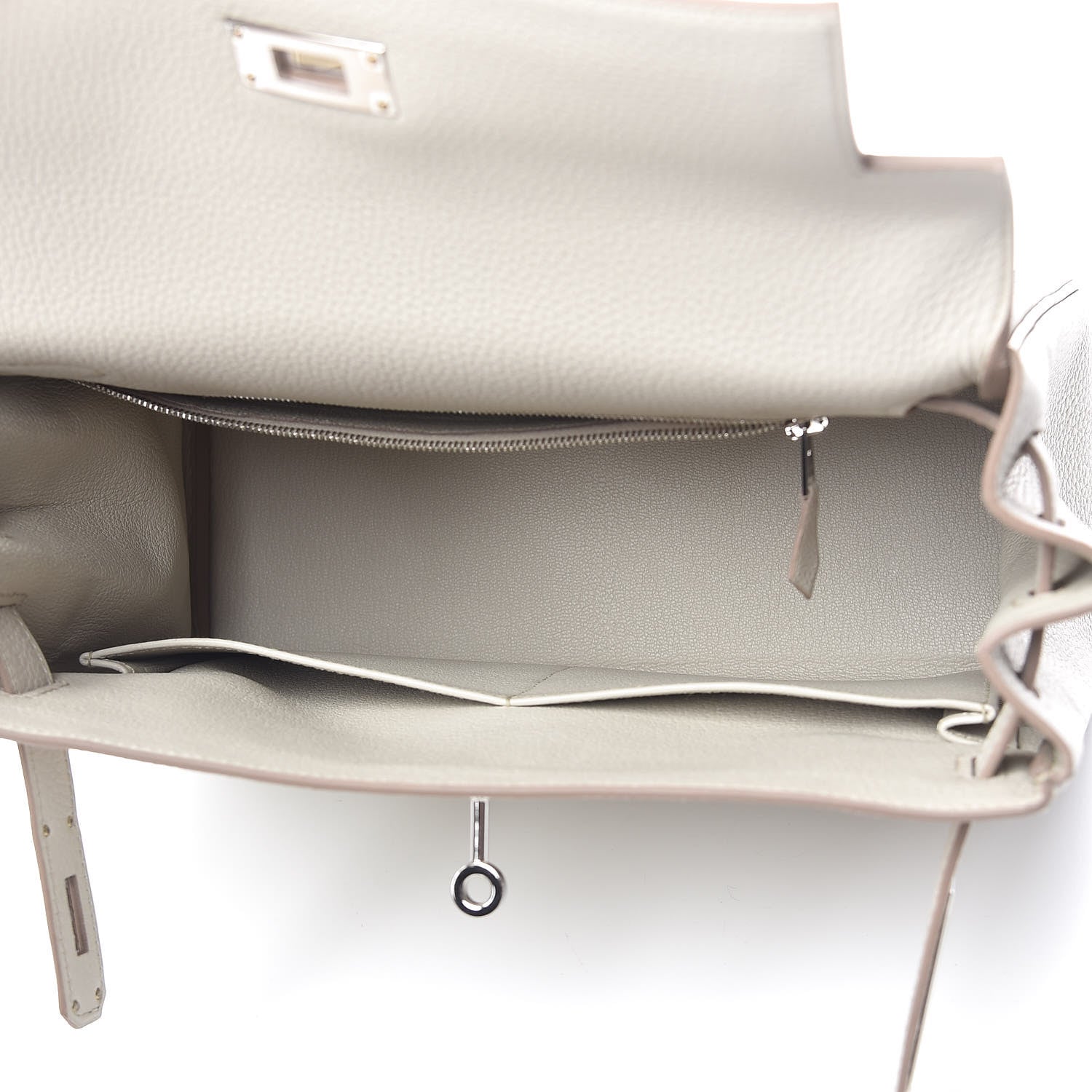 Hermes Matte Alligator Togo Kelly Retourne 28 Beton 7 of 41